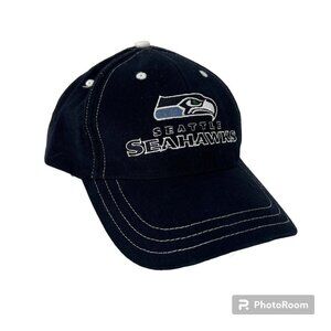 Seattle Seahawks NFL 2004 Playoffs‎ Hat Cap Coca Cola Blue White Stitching